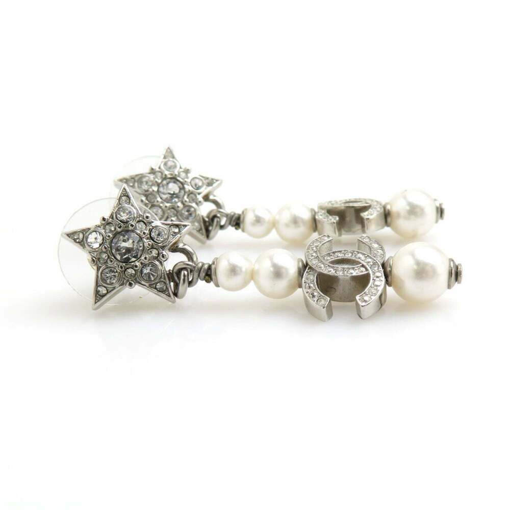 CHANEL Authentic White Pearl Earrings - Picture 2 of 5